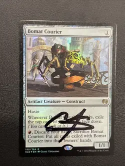 FOIL ARTIST SIGNED BOMAT COURIER - MTG Magic the Gathering - Image 1