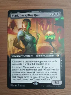 MTG Mari, the Killing Quill, Extended Art, Streets NCC Commander Magic NM - Image 1
