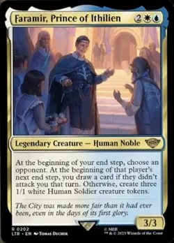 x1 Faramir, Prince of Ithilien - Foil R MTG The Lord of the Rings: Tales of Midd - Image 1
