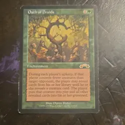 Oath of Druids Urza's Legacy Regular Green Enchant Wizards Bader English - Image 1