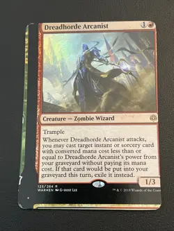 FOIL MISPRINT NFC DREADHORDE ARCANIST - MTG Magic the Gathering - Image 1