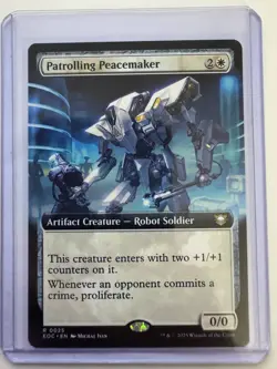 Patrolling Peacemaker Extended Art #0025 Non-Foil Edge of Eternities NM ENG MTG - Image 1