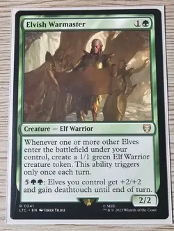 Elvish Warmaster Commander: the Lord of the Rings: Tales of Middle-Earth Regular - Image 1