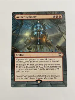 ALTERED/HAND-PAINTED AETHER REFINERY - MTG Magic the Gathering - Image 1