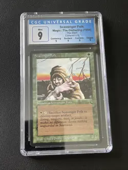 CGC 9 Mint SCAVENGER FOLK from DRK - MTG Magic the Gathering - Image 1