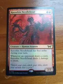 Razorkin Needlehead Prerelease: Duskmourn: House of Horror Regular - Image 1