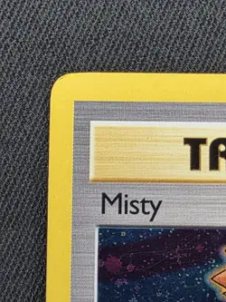 Pokemon TCG Misty Trainer Holo Rare Gym Heroes Card 18/132 Vintage WOTC MP - Image 3