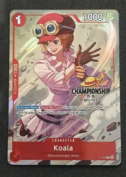 Koala (CS 25-26 Event Pack Finalist Ver.) P-069 One Piece Textured Rare Card - Image 1