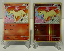 2010 Pokemon Ponyta 2 Card Lot #72/102 Triumphant Reverse Holo LP (See Desc) - Image 1
