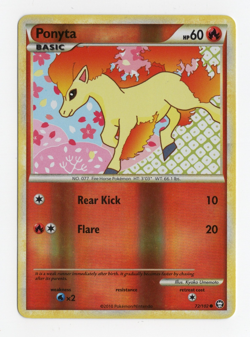 2010 Pokemon Ponyta 2 Card Lot #72/102 Triumphant Reverse Holo LP (See Desc) - Image 2