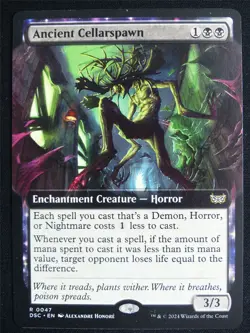 Ancient Cellarspawn Extended Art - DSC - Mtg Card #4NC - Image 1