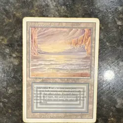 Magic: The Gathering Underground Sea Land Card Regular English Wizards - Image 1