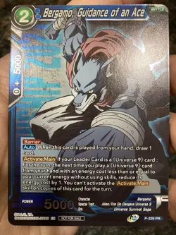 Bergamo Guidance of an Ace Championship 2021 Foil Dragon Ball Super Card Game NM - Image 1