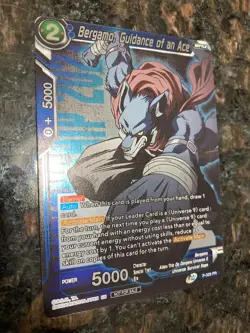 Bergamo Guidance of an Ace Championship 2021 Foil Dragon Ball Super Card Game NM - Image 3