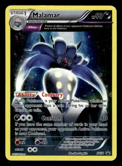 Malamar XY58 Holo Black Star Promo Pokemon Card - Image 1