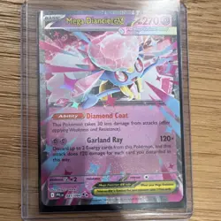 Pokemon Mega Diancie EX Holo Card Me02: Phantasmal Flames 041/094 HP270 - Image 1