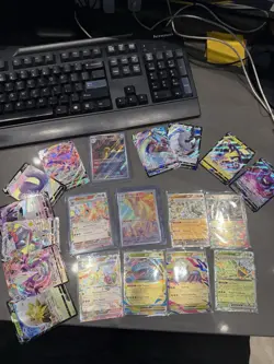 Pokemon TCG Mixed Lot 24 Cards Holo Foil Full Art Flareon EX Rapidash Venusaur - Image 1