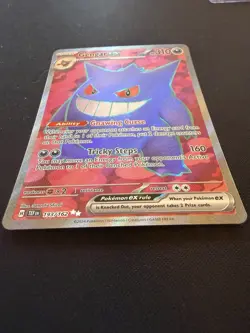 Pokemon Gengar EX TCG Full Art Ultra Rare Holo Card Temporal Forces 193/162 - Image 3