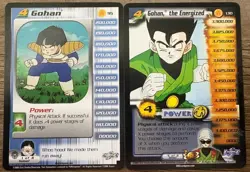 Dragon Ball Z TCG Personality Card Lot - Gohan Rares 95 & 130 - Image 1