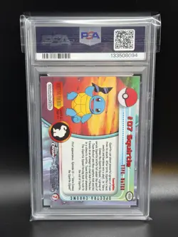 SQUIRTLE Pokemon Card - 2000 Topps Chrome - #7 - Pokemon T.V. Spectra - PSA 10 - Image 2