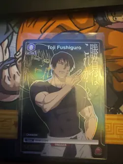 Union Arena Jujutsu Kaisen Toji Fushiguro UEX02BT/JJK-2-009 U* Foil Card NM - Image 1