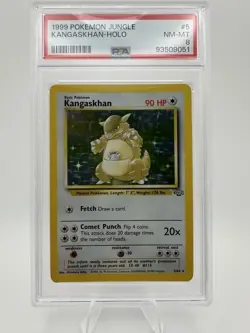 Pokemon Kangaskhan Jungle 5/64 PSA 8 Unlimited Holo Rare English Card - Image 2