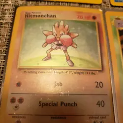 pokemon 12 card lot damaged-LP fossil, jungle, rocket holo - Image 4