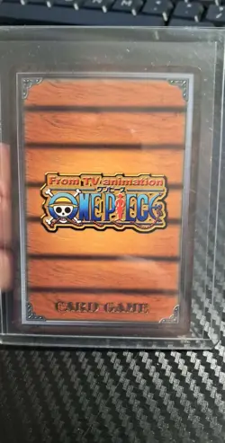 One Piece Bandai 2002 card Game Luffy PROMO CE-C01 HOLO FOIL RARE - Image 2