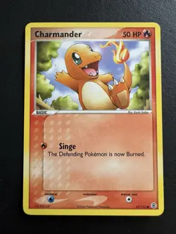 Charmander #57/112 FireRed & LeafGreen Regular Non-Holo Pokemon Card Near Mint - Image 1