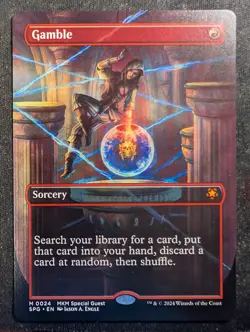 Gamble - Borderless - MKM MTG: Special Guests (MTG) - Image 1