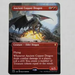 Ancient Copper Dragon - Borderless Regular - Creature Mythic Red - LP - Image 1