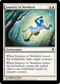 Journey to Nowhere - Zendikar #14/249 MTG Magic The Gathering - Image 1