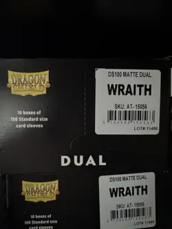 Dual Matte Wraith Case Display Dragon Shield Standard Size Sleeves - 10 Packs - Image 1