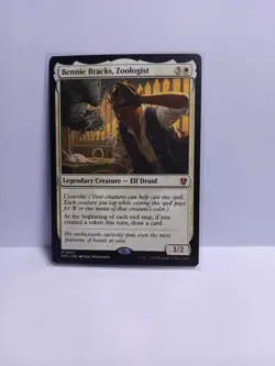 MTG, Bennie Bracks, Zoologist 0057 Mythic Murders Karlov Manor Mint/NM Unplayed - Image 1