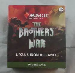 Magic The Gathering Brothers War Urza's Prerelease Pack (6 Packs + Promo) MTG - Image 1