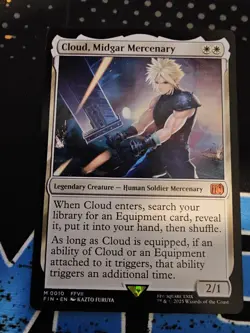 Cloud, Midgar Mercenary 0010 Final Fantasy Regular Magic: The Gathering - Image 1