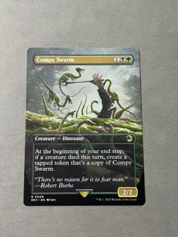 MTG Compy Swarm - Borderless Near Mint, The Lost Caverns of Ixalan Commander - Image 1