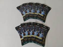 MAGIC THE GATHERING LORD OF THE RINGS SET BOOSTER PACK LOT (x10) FACTORY SEALED - Image 1