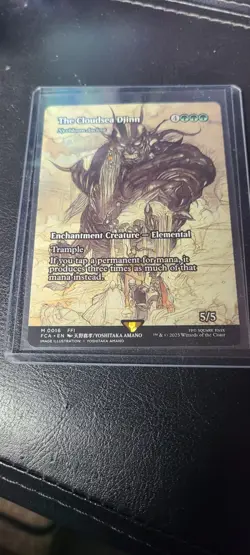 The Cloudsea Djinn Nyxbloom Ancient Final Fantasy MTG M0016 - Image 1