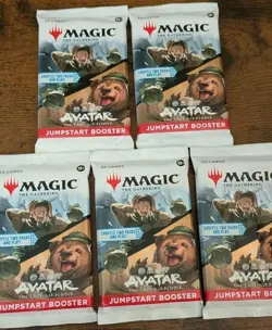 Magic the Gathering Avatar The Last Airbender Jumpstart Booster Pack set of 5 - Image 1