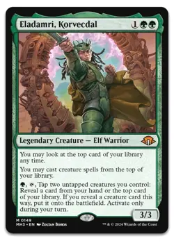 1x MTG Eladamri, Korvecdal - MH3 Mythic! NM Mint! Ships Fast - Image 1