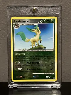 Pokemon TCG Leafeon 45/111 Rising Rivals Reverse Holo 2009 - Image 1