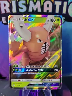Pokemon Pinsir GX Hidden Fates 6/68 Ultra Rare GX Unlimited M/NM - Image 1