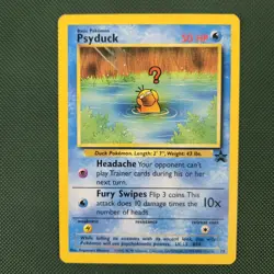 LP Psyduck 20 Black Star Promo WOTC Nintendo Pokemon Card - Image 1