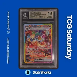 2024 POKEMON TERASTAL FEST JP #202/187 FLAREON EX SPECIAL ART RARE BGS 9.5 - Image 1