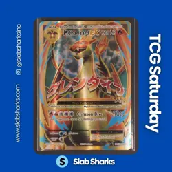 2016 POKEMON XY EVOLUTIONS #101/108 MEGA CHARIZARD EX ULTRA RARE - Image 1