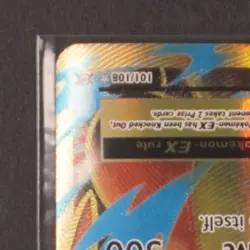 2016 POKEMON XY EVOLUTIONS #101/108 MEGA CHARIZARD EX ULTRA RARE - Image 3