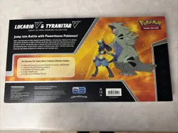 Pokemon TCG Lucario V & Tyranitar V Collector's Box - 14 Packs SEALED - Image 2