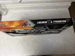 Pokemon TCG Lucario V & Tyranitar V Collector's Box - 14 Packs SEALED - Image 3