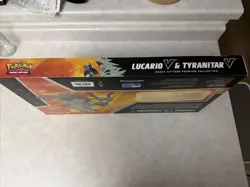 Pokemon TCG Lucario V & Tyranitar V Collector's Box - 14 Packs SEALED - Image 4
